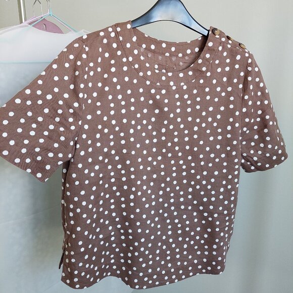 Marks and Spencer Pure Linen Premium Relaxed T-shirt - Picture 7 of 9